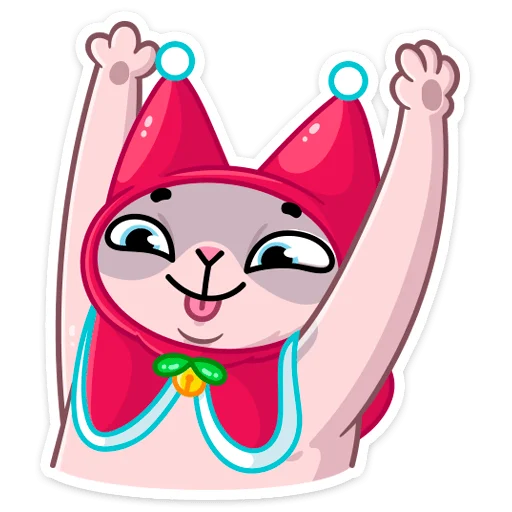 ☺️ Стикер «Паффи Клаус» для Telegram