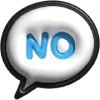 🙅 Эмодзи «3D puffy» для Telegram
