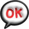 🆗 Эмодзи «3D puffy» для Telegram