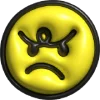 😕 Эмодзи «3D puffy» для Telegram