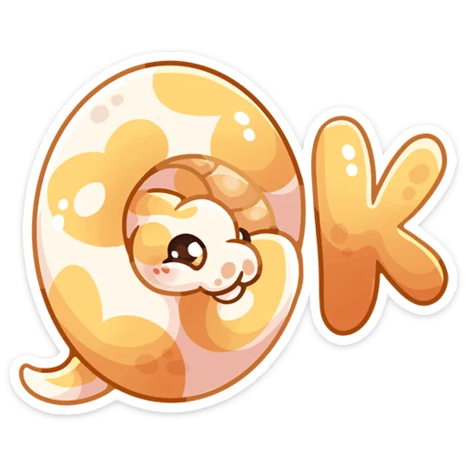 🐍 Стикер «Питончик Пончик» для Telegram