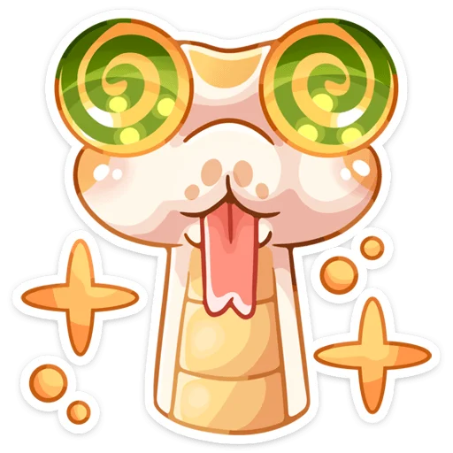 🤩 Стикер «Питончик Пончик» для Telegram