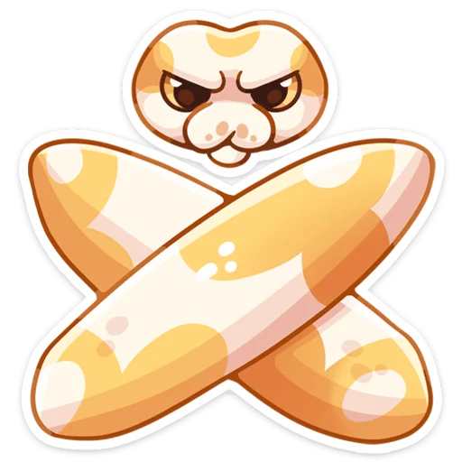 🙅‍♀ Стикер «Питончик Пончик» для Telegram