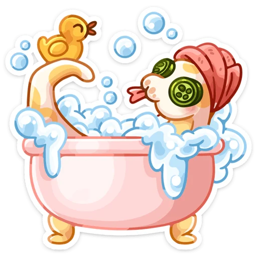 🛁 Стикер «Питончик Пончик» для Telegram
