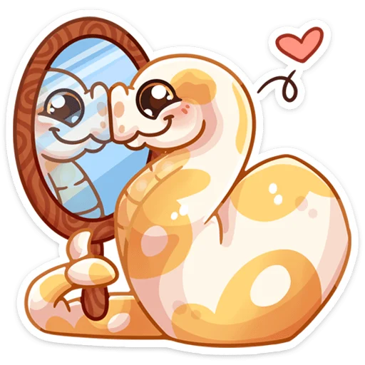😍 Стикер «Питончик Пончик» для Telegram