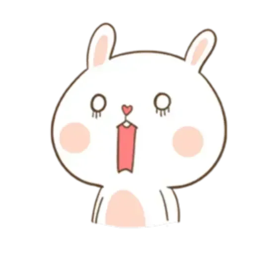 😮 Стикер «Puffy Rabbit 1» для Telegram
