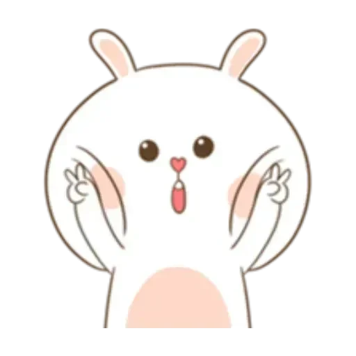 ✌️ Стикер «Puffy Rabbit 1» для Telegram