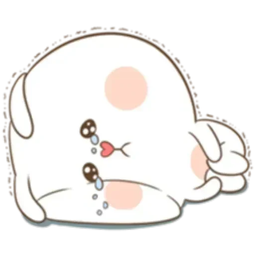 😭 Стикер «Puffy Rabbit 1» для Telegram