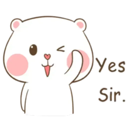 😉 Стикер «Puffy Rabbit 1» для Telegram