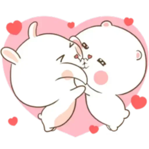 ❤️ Стикер «Puffy Rabbit 1» для Telegram