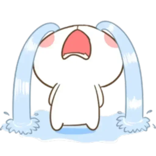 😭 Стикер «Puffy Rabbit 1» для Telegram