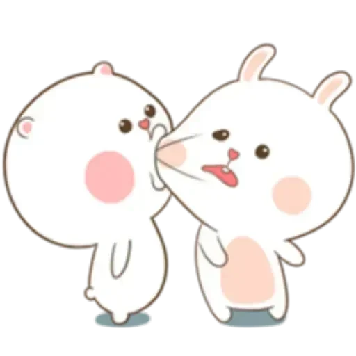 😇 Стикер «Puffy Rabbit 1» для Telegram
