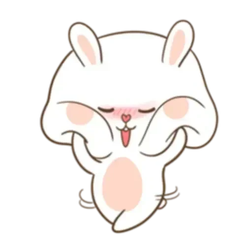 ☺️ Стикер «Puffy Rabbit 1» для Telegram
