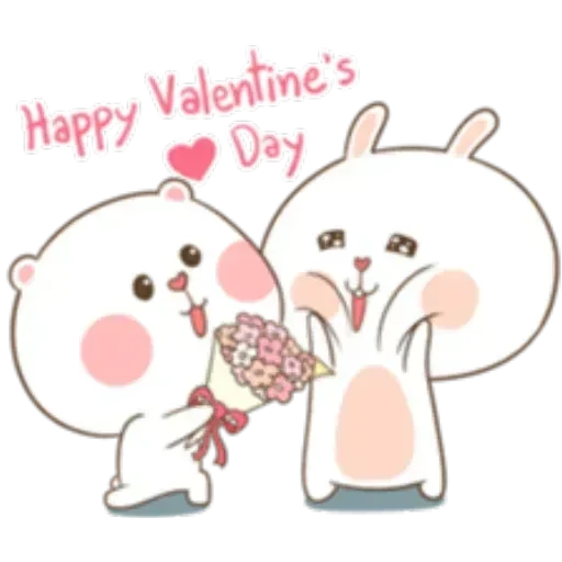 🥰 Стикер «Puffy Rabbit 2» для Telegram