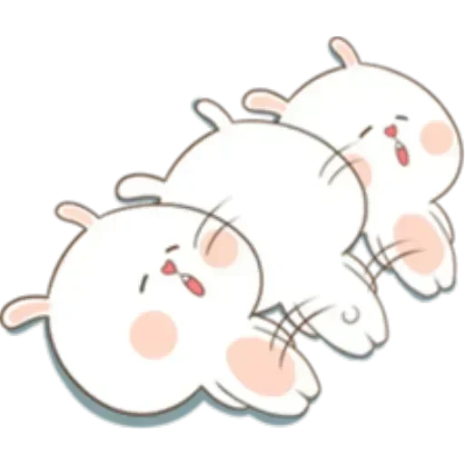 😵‍💫 Стикер «Puffy Rabbit 2» для Telegram