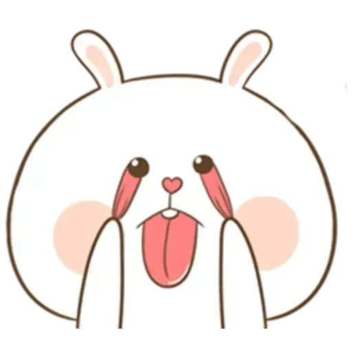 😛 Стикер «Puffy Rabbit 2» для Telegram