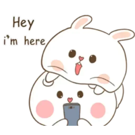 🙂 Стикер «Puffy Rabbit 2» для Telegram