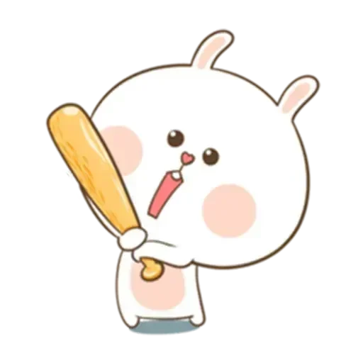 😙 Стикер «Puffy Rabbit 2» для Telegram