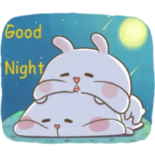 🥱 Стикер «Puffy Rabbit 2» для Telegram