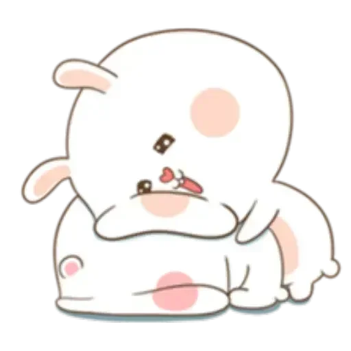 ❤️ Стикер «Puffy Rabbit 2» для Telegram