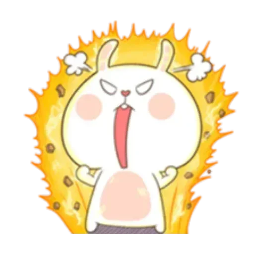 🤬 Стикер «Puffy Rabbit 2» для Telegram