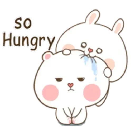 🤤 Стикер «Puffy Rabbit 2» для Telegram