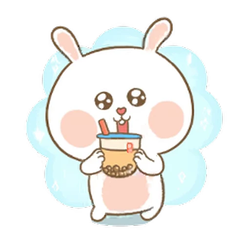 😍 Стикер «Puffy Rabbit» для Telegram