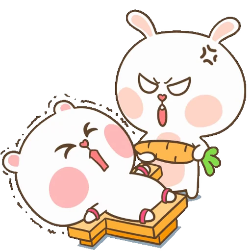 😡 Стикер «Puffy Rabbit» для Telegram