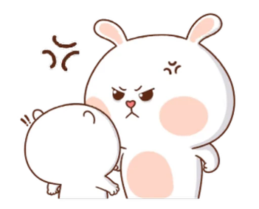 🤬 Стикер «Puffy Rabbit» для Telegram
