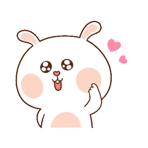 😍 Стикер «Puffy Rabbit» для Telegram