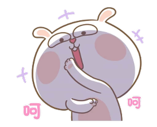 😁 Стикер «Puffy Rabbit» для Telegram