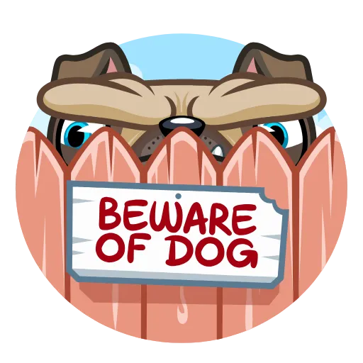 😁 Стикер «Fred the Pug» для Telegram