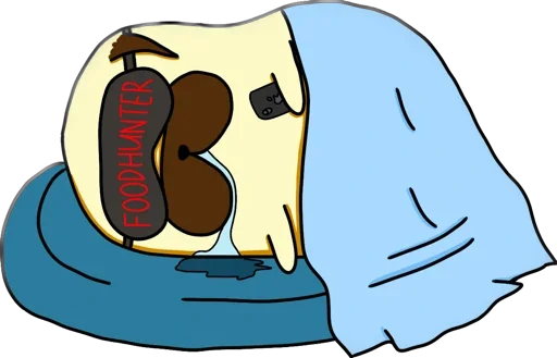 😴 Стикер «Мопс Геннадий» для Telegram