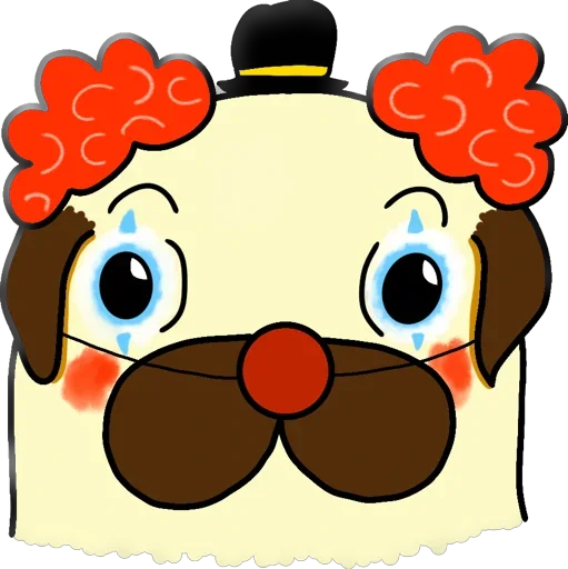🤡 Стикер «Мопс Геннадий» для Telegram