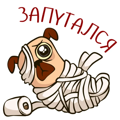 🤯 Стикер «PugPack» для Telegram