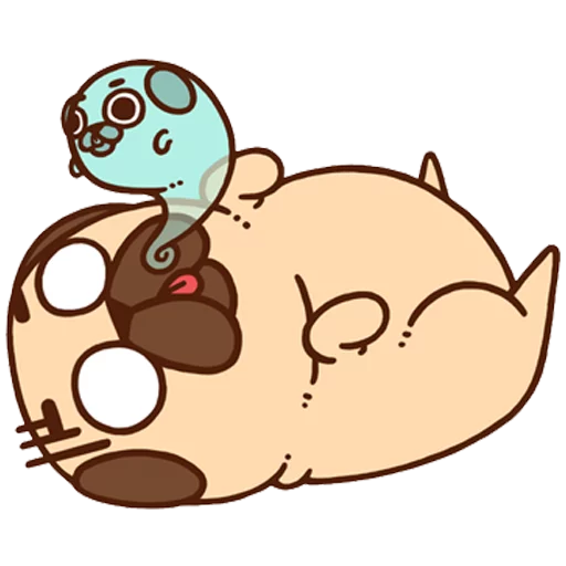😨 Стикер «PugliePug» для Telegram
