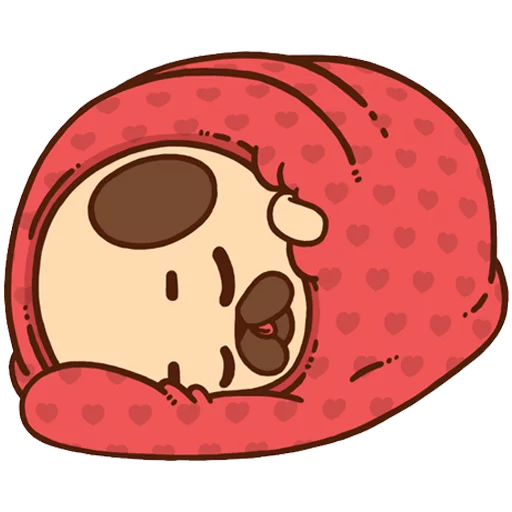 💤 Стикер «PugliePug» для Telegram