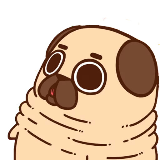 🐷 Стикер «PugliePug» для Telegram