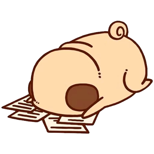 😔 Стикер «PugliePug» для Telegram