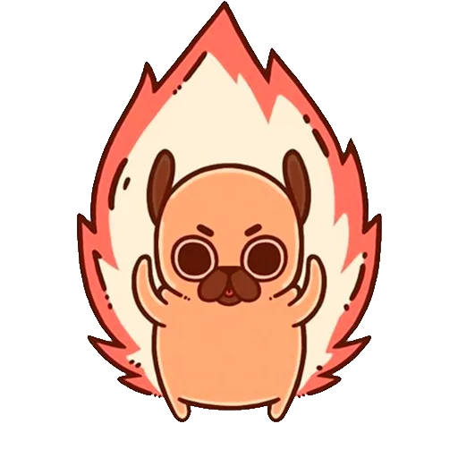 🔥 Стикер «PugliePug» для Telegram