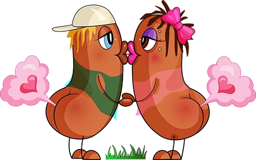 ❤ Стикер «Puk-Pukych» для Telegram