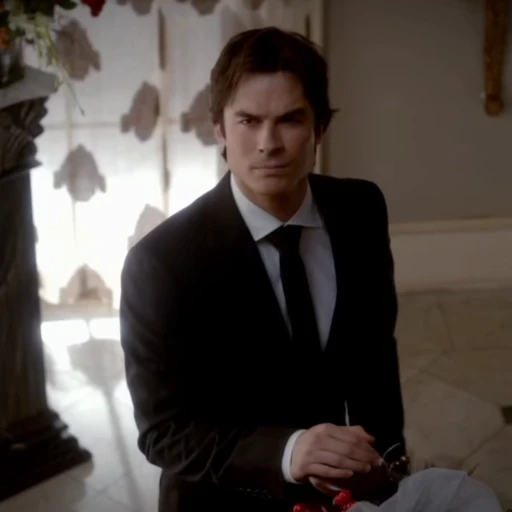 💋 Стикер «damon and hayley» для Telegram
