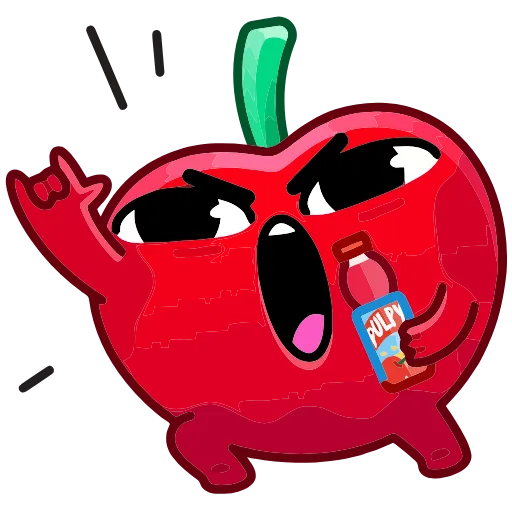🤘 Эмодзи «Вишнёвые оптимисты» для Telegram
