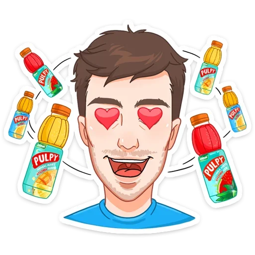 😍 Стикер «Палпическое настроение» для Telegram