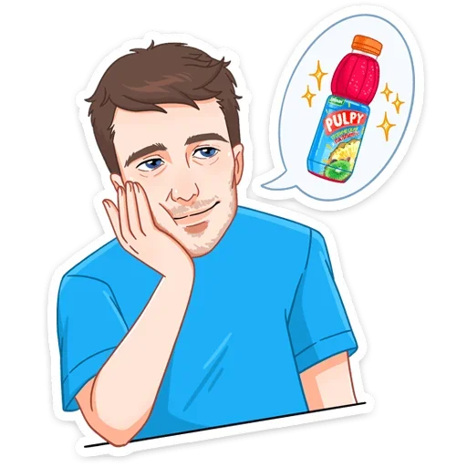 🤪 Стикер «Палпическое настроение» для Telegram