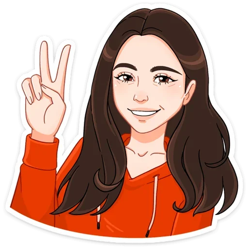 ✌️ Стикер «Палпическое настроение» для Telegram
