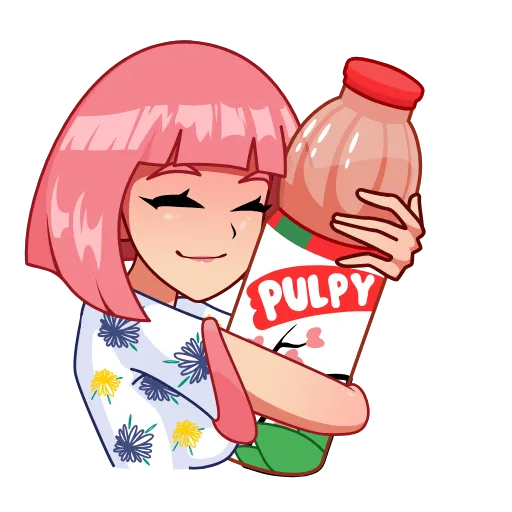 Стикер 6 Pulpy