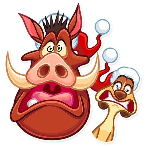 😨 Стикер «Hakuna Matata» для Telegram