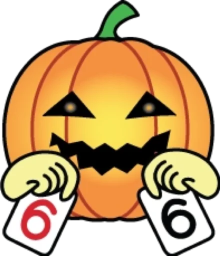 🃏 Стикер «Тыква» для Telegram