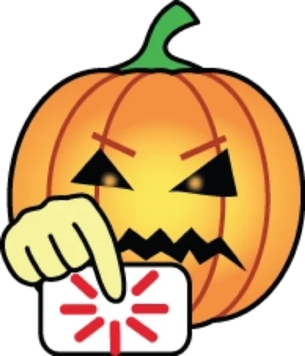 🧐 Стикер «Тыква» для Telegram